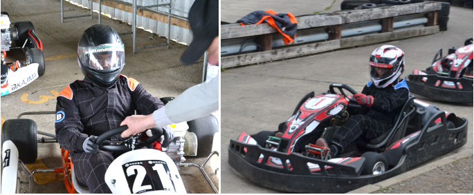 A person in a go kart

AI-generated content may be incorrect.