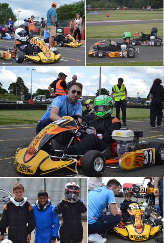 A group of people in go karts

AI-generated content may be incorrect.