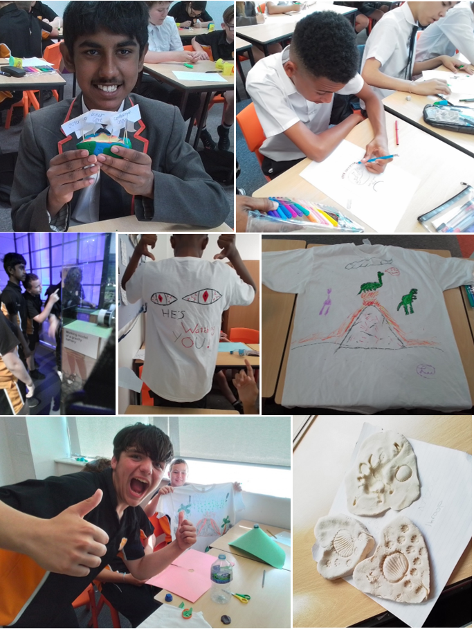 A collage of a child painting
AI-generated content may be incorrect.