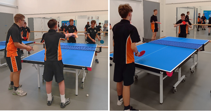 A collage of men playing ping pong
AI-generated content may be incorrect.