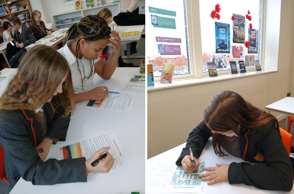 A collage of girls writing on paper
AI-generated content may be incorrect.