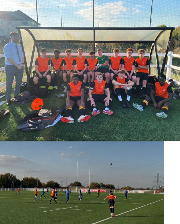 A group of boys in orange uniforms
AI-generated content may be incorrect.