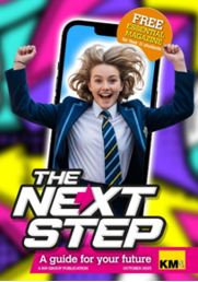 A person in a suit and tie holding up her hands

AI-generated content may be incorrect.