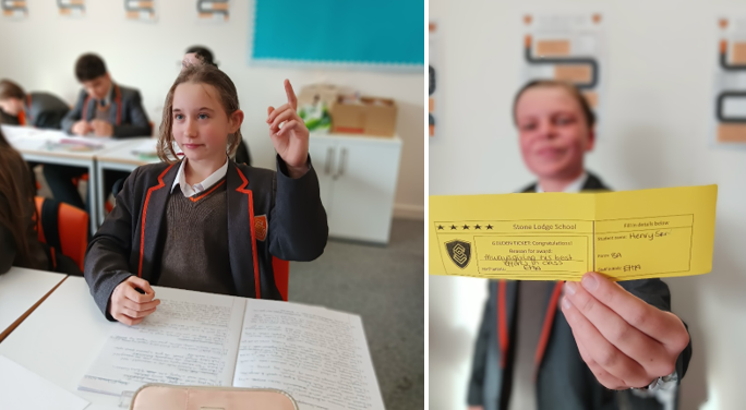 A collage of a child holding a yellow paper and a person pointing
AI-generated content may be incorrect.